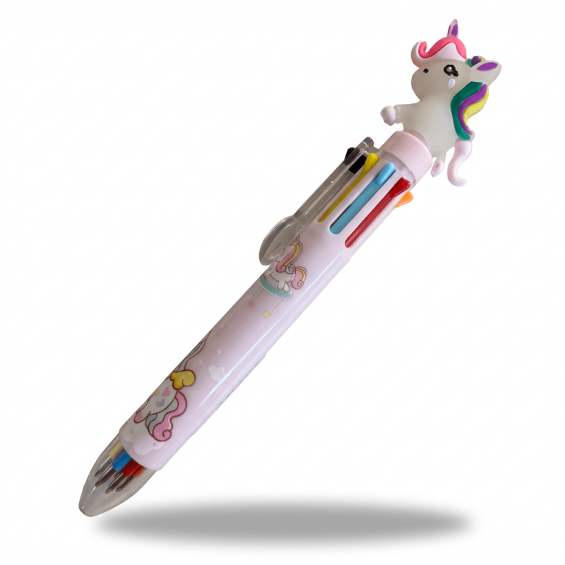 Pix cu mecanism 8 culori model unicorn pentru copii 0.7 mm